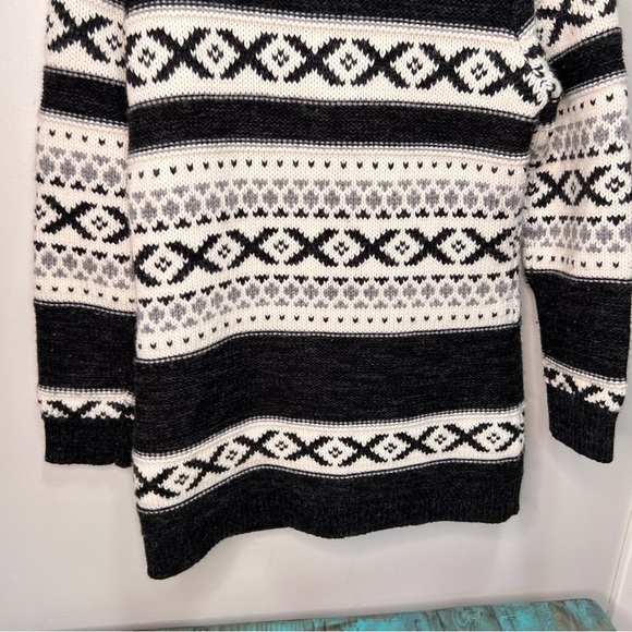 Sansara Fair Isle Wool Blend Chunky Sweater Size Medium - Picture 8 of 10